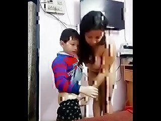 Indian milf Bhabhi bathroom rough fucking with husband